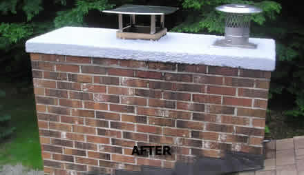 Chimney 2. After repair and maintenance..